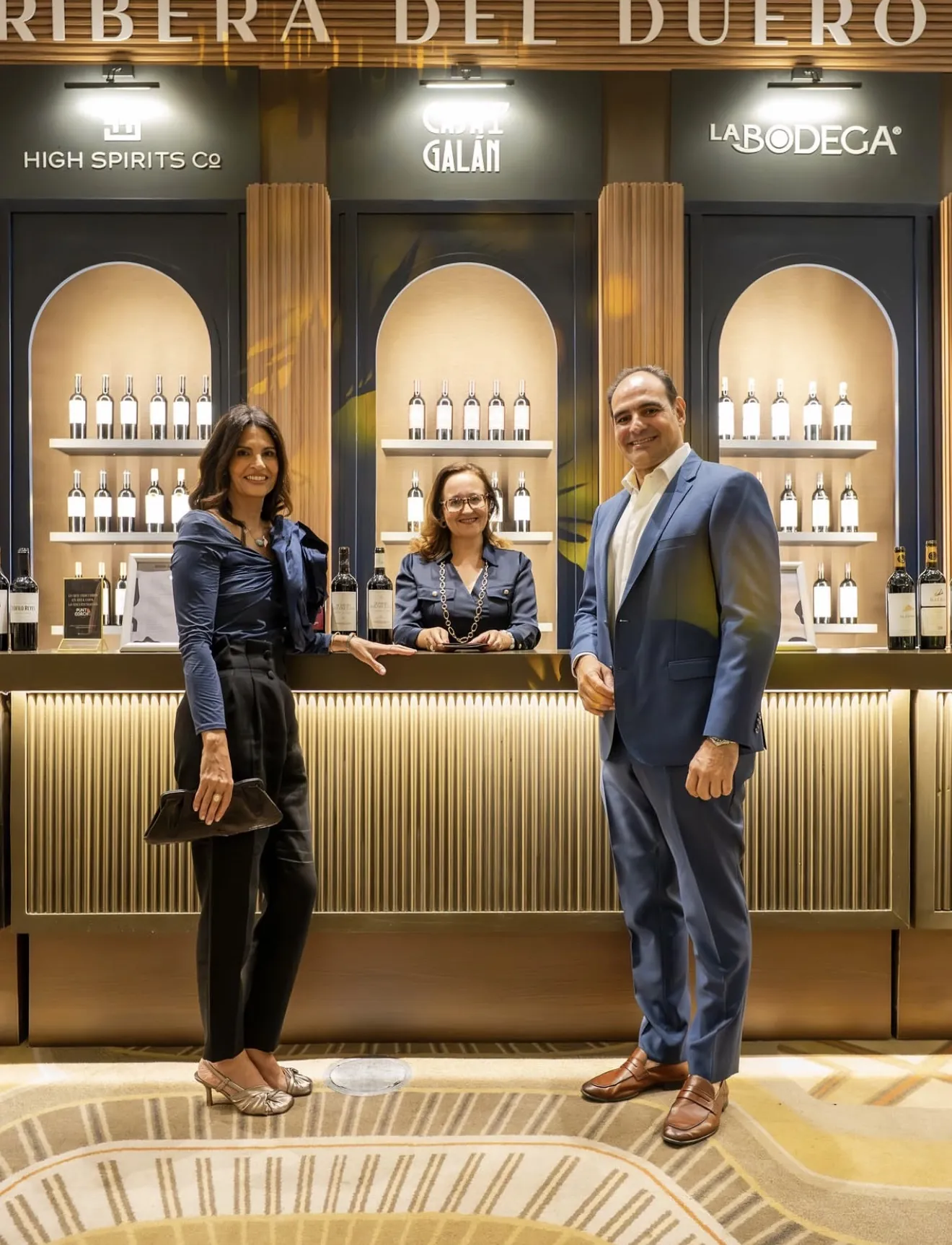 Casa Galán en un evento de vinos de Ribera del Duero