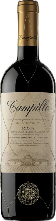 Botella de Campillo Gran Reserva, Tinto gran reserva de Bodegas Campillo